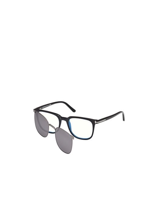 Tom Ford White Eyewear Square Frame Glasses for men