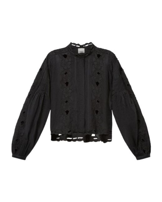 Isabel Marant Black Rubra Top