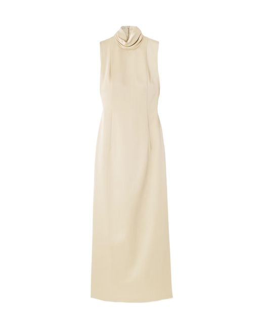 Brunello Cucinelli White Sleeveless Dress