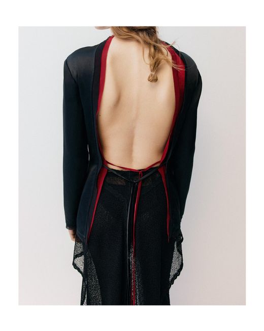 TOVE Black Beau Top