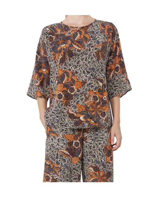 Weekend by Maxmara Multicolor Crew Neck Short-Sleeved T-Shirt