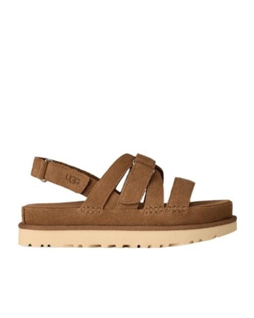 Ugg Brown Goldenstar Gleam Sandals