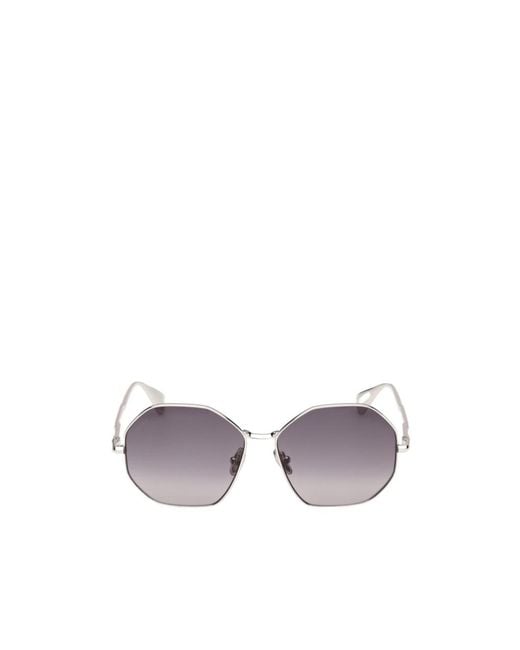Max Mara Multicolor Miller Geometric Frame Sunglasses