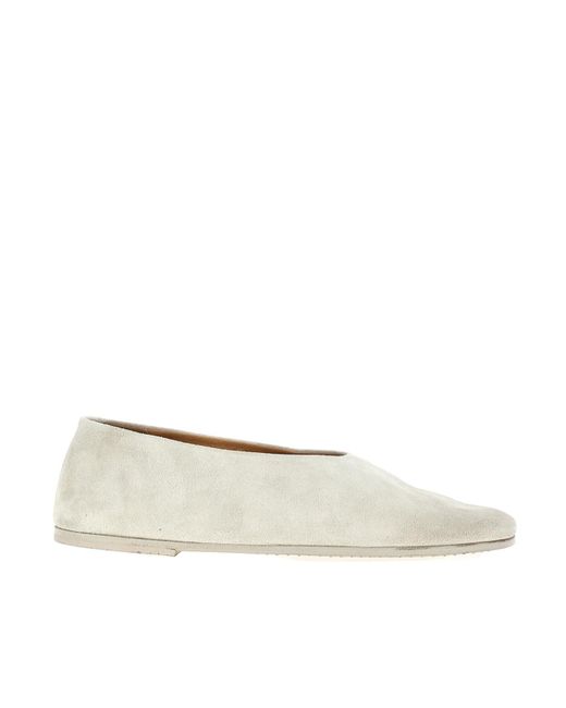 Marsèll White Marsèll Coltellaccio Ballerina Shoes