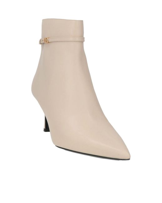 Tory Burch Natural Ankle Boots