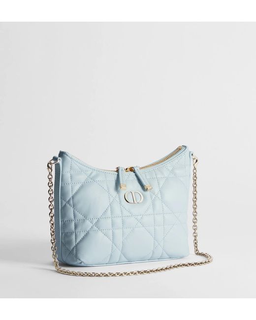 Dior Blue Miss Caro Ling Mini Bag With Chain
