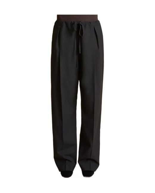 Khaite Black Trenton Pant