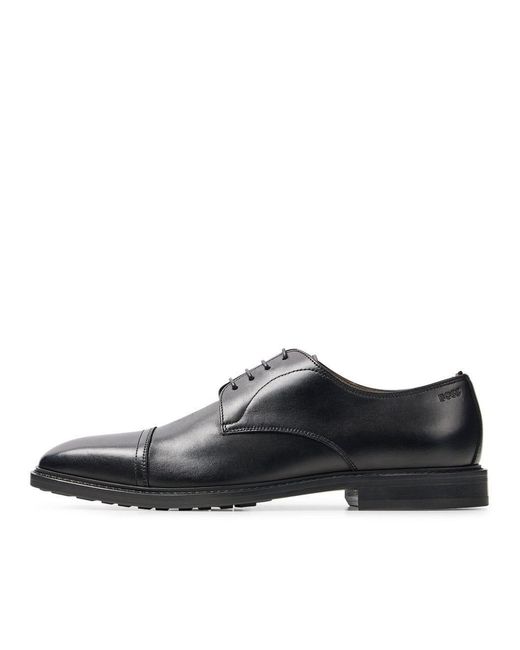 Boss Black Solid Color Loafers for men
