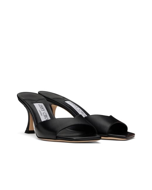 Jimmy Choo Black Skye 70 High Heel Sandals
