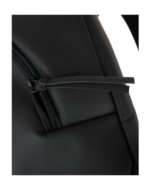 Emporio Armani Black Zippered Backpack for men