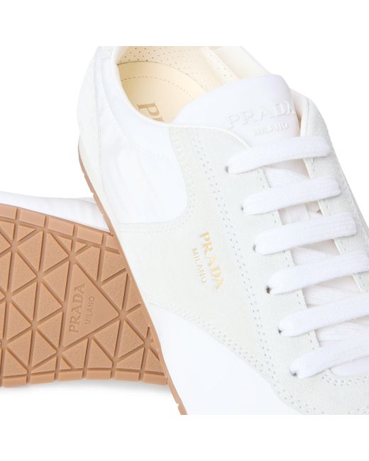 Prada White Spark Snkr Sn62 for men
