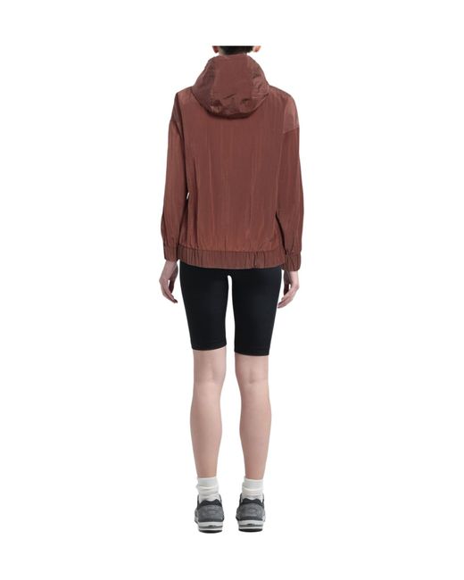 Ganni Brown Windbreaker Jackets