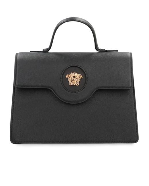 Versace Black Medusa Top Handle Bag