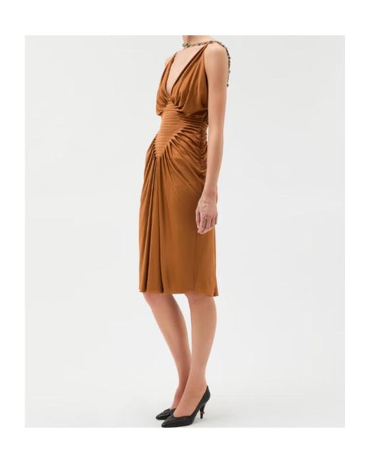 Versace Brown Party Dresses
