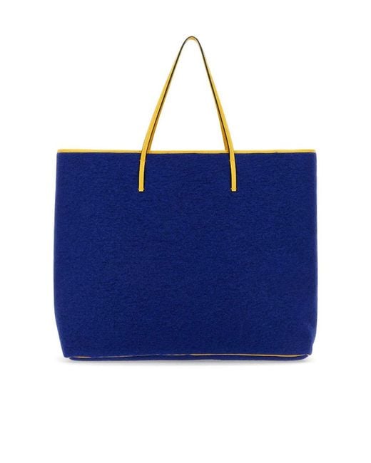 Marni Blue Medium Reversible Janus Tote Bag for men