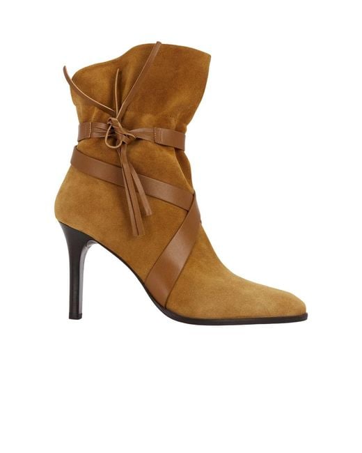 Isabel Marant Brown Atiny Wrap Boot