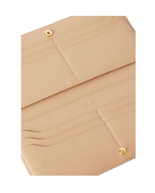 Loro Piana Natural Double-Fold Wallet