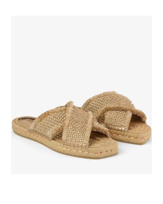 Jimmy Choo Multicolor Aciel Slip-On Sandals
