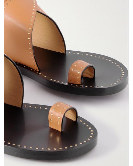 Isabel Marant Brown Flat Sandals