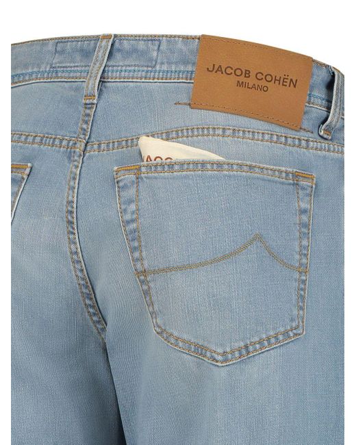 Jacob Cohen Blue Belt Loop Jeans for men