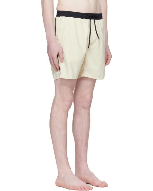 Boss Natural Drawstring Swimming Trunks for men