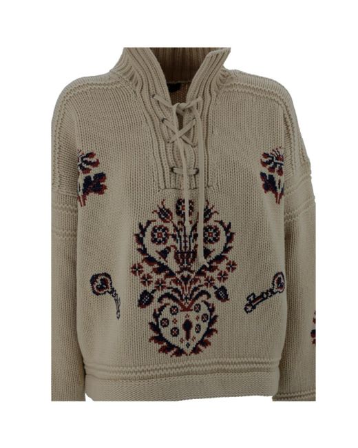 Etro Green Turtleneck Sweater