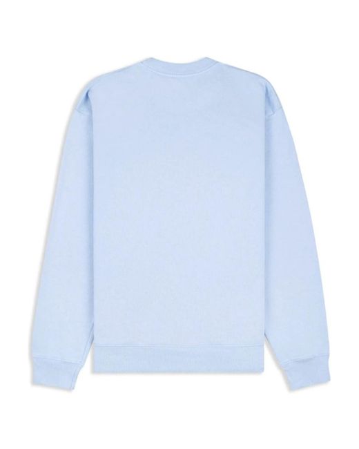 Sporty & Rich Blue Prince Health Cotton Sweatshirt for men