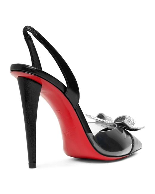 Christian Louboutin Metallic Bow-Tie High Heels