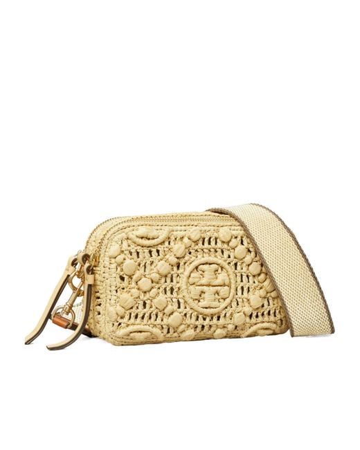 Tory Burch Metallic Miller Zipped Mini Crossbody Bag