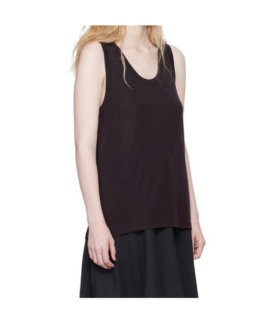 Studio Nicholson Black Crew Neck Vest