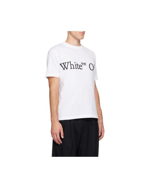 Off-White c/o Virgil Abloh Gray Bookish Scarf T-Shirt for men