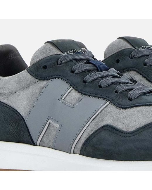 Hogan Blue H601 Lace-Up Sneakers for men