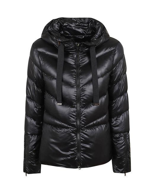 Herno Black Down Jackets