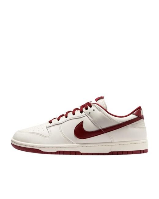 Nike Pink Dunk Retro Low-Top Sneakers for men