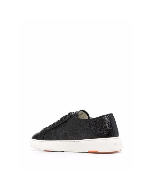 Santoni Multicolor Round Toe Lace-Up Sneakers for men