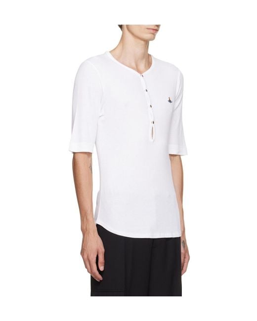 Vivienne Westwood White Short-Sleeved T-Shirt for men