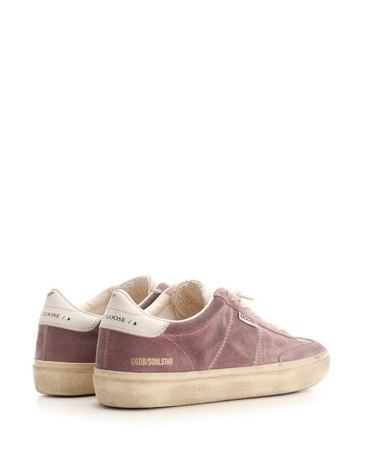 Golden Goose Deluxe Brand Pink Slide Star-Patch High-Top Sneakers