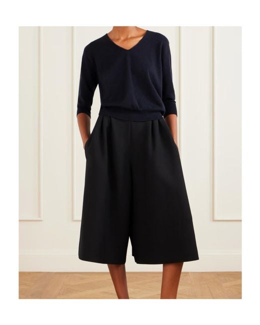 The Row Blue V-Neck Sweater