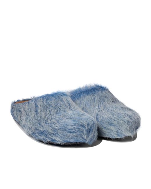 Marni Blue Fussbett Slip-On Sabots for men