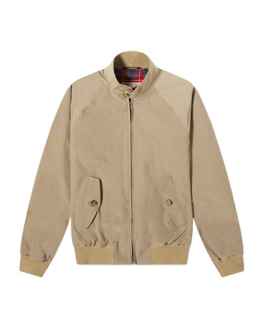 Baracuta Natural High Neck Bomber Jacket for men