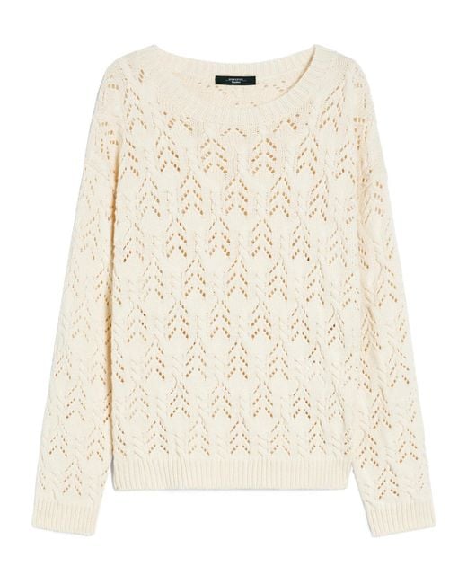 Weekend by Maxmara Natural Cotton Yarn Jumper