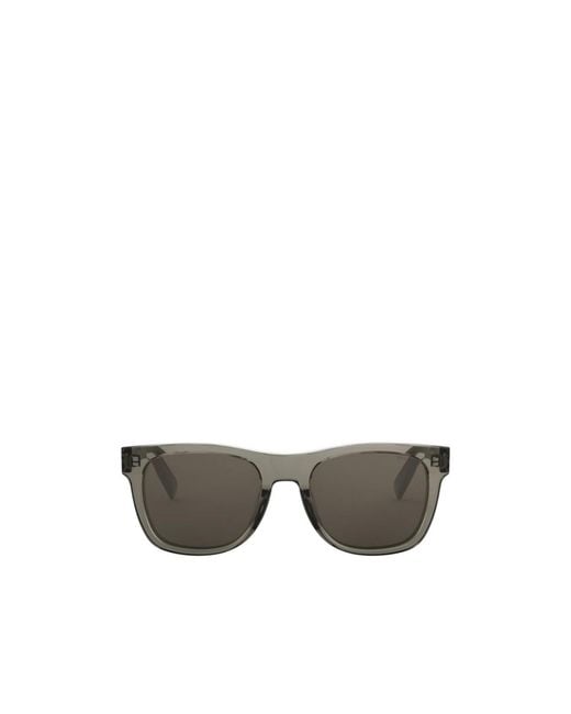 BVLGARI Gray Bulgari Square Frame Sunglasses