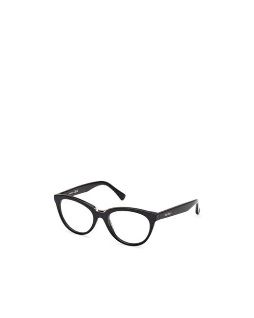Max Mara White Cat-Eye Glasses