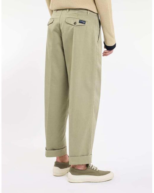 Fay Green Archive Loose-Fit Pants for men