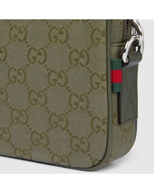 Gucci Green Gg Small Crossbody Bag for men