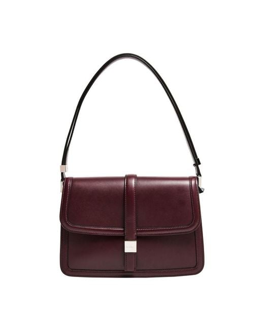 Max Mara Purple Bianca Shoulder Bag