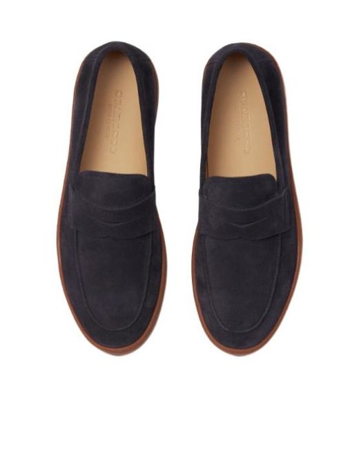 Scarosso Blue Carlos Loafers for men