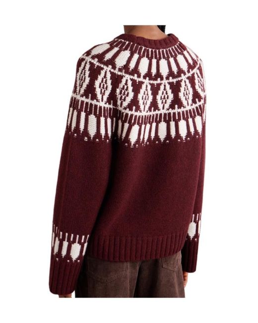 arch4 Red Crew Neck Knitwear