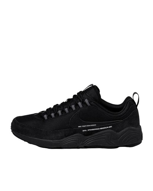 Nike Black X Fragment Zoom Spiridon Sneakers for men