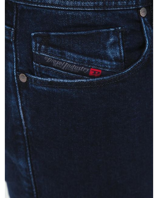 DIESEL Green Straight-Leg Jeans for men